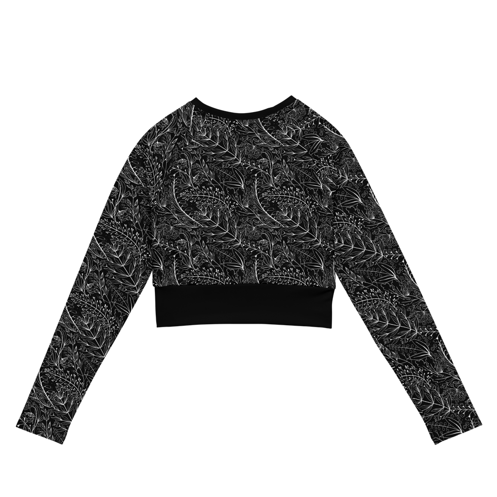 Crop Top Jungle noire - Motif Manche (copie)