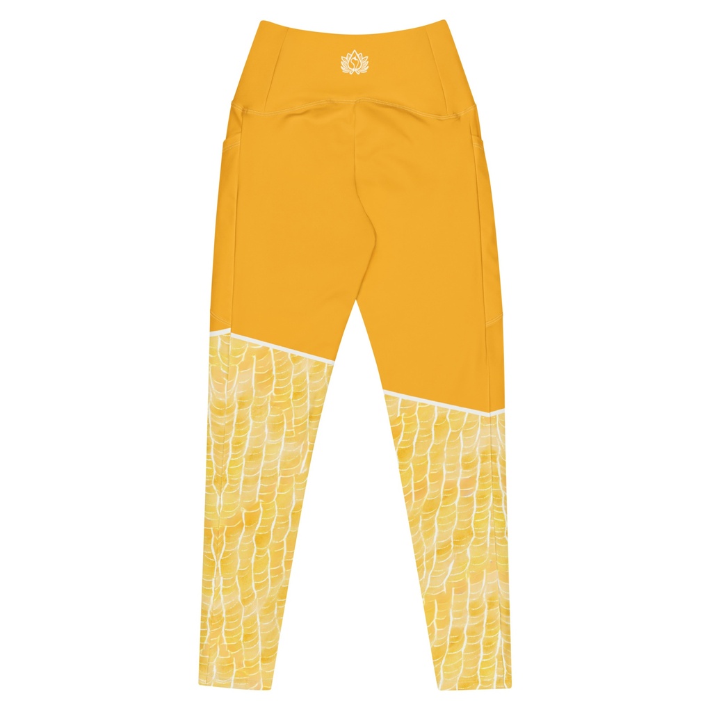 Leggings Serpent Jaune