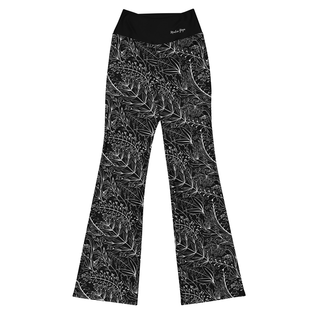 Leggings Flare Jungle Noire