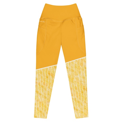 Leggings Serpent Jaune